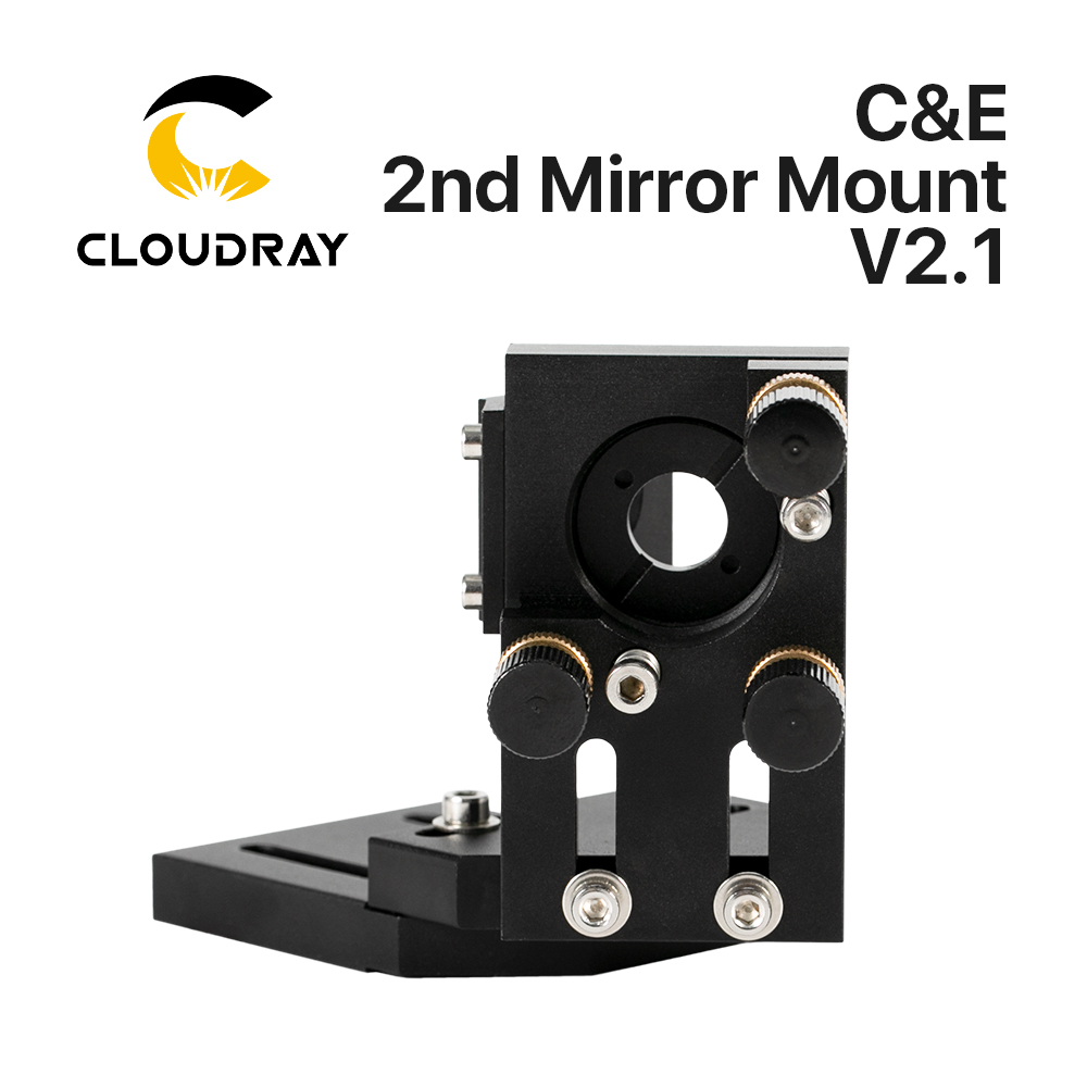 Co2 Laser Mirror - Cloudray CO2 Czarny Drugi uchwyt laserowy
