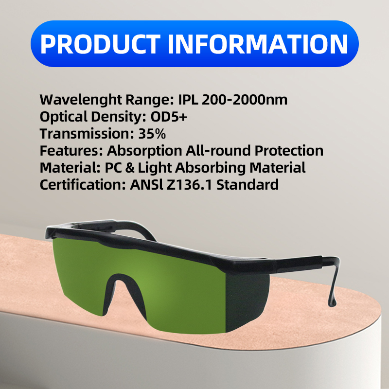 Laser Safety Goggles - 1PC Laserowe okulary ochronne 200nm-2000nm Laserowe