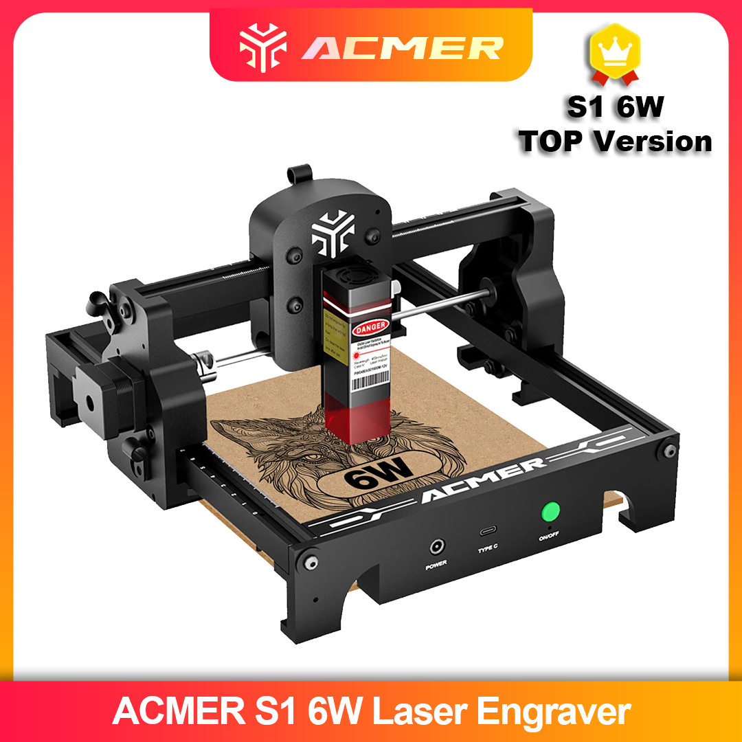 Industrial Laser Blasting - ACMER S1 2.5/3.5/6W Laserowa Maszyna Grawerująca