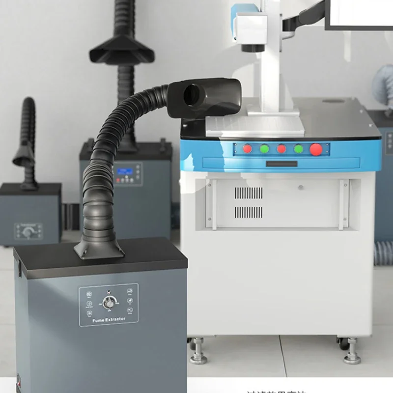 Industrial Laser Solder Iron - Przemysłowy oczyszczacz dymu, mała maszyna do