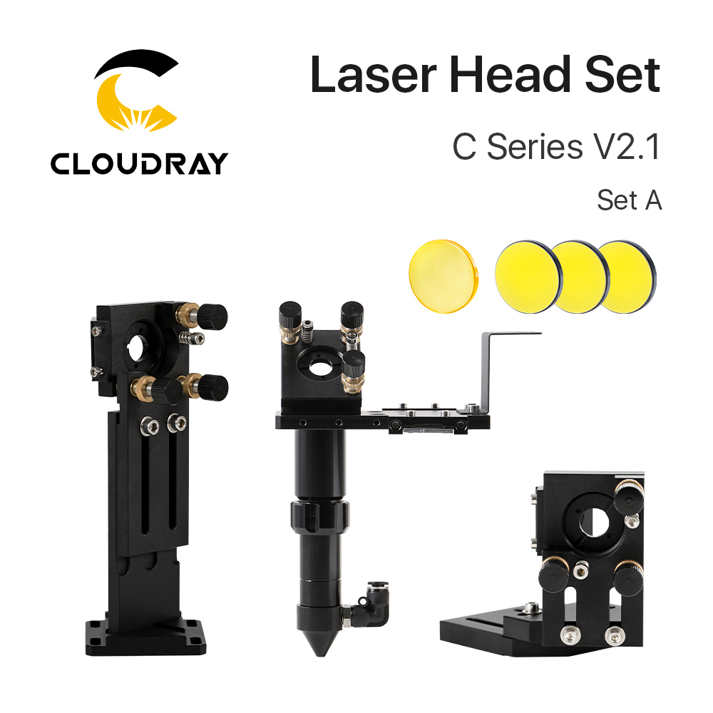 Co2 Laser Mirror - Zestaw głowic laserowych Cloudray CO2 Dia.18mm