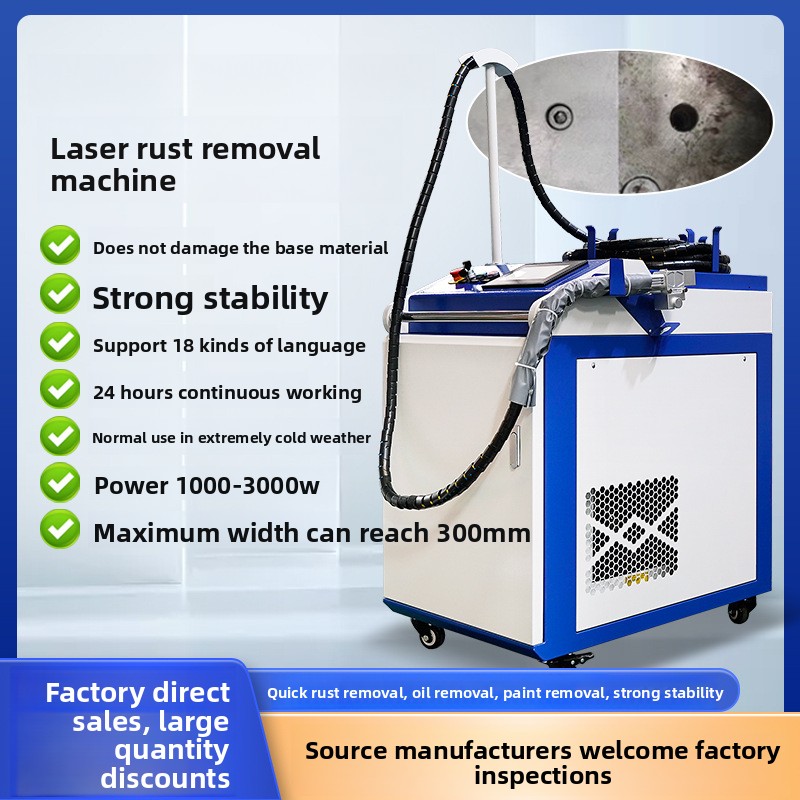Przenośny, ręczny laser do usu – Industrial Laser Rust Removal Machine recenzja i cena