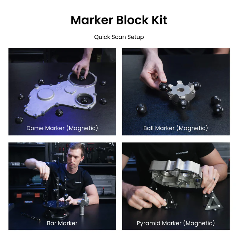 Skaner 3D Revopoint MetroX, pr – Industrial Blue Laser recenzja i cena