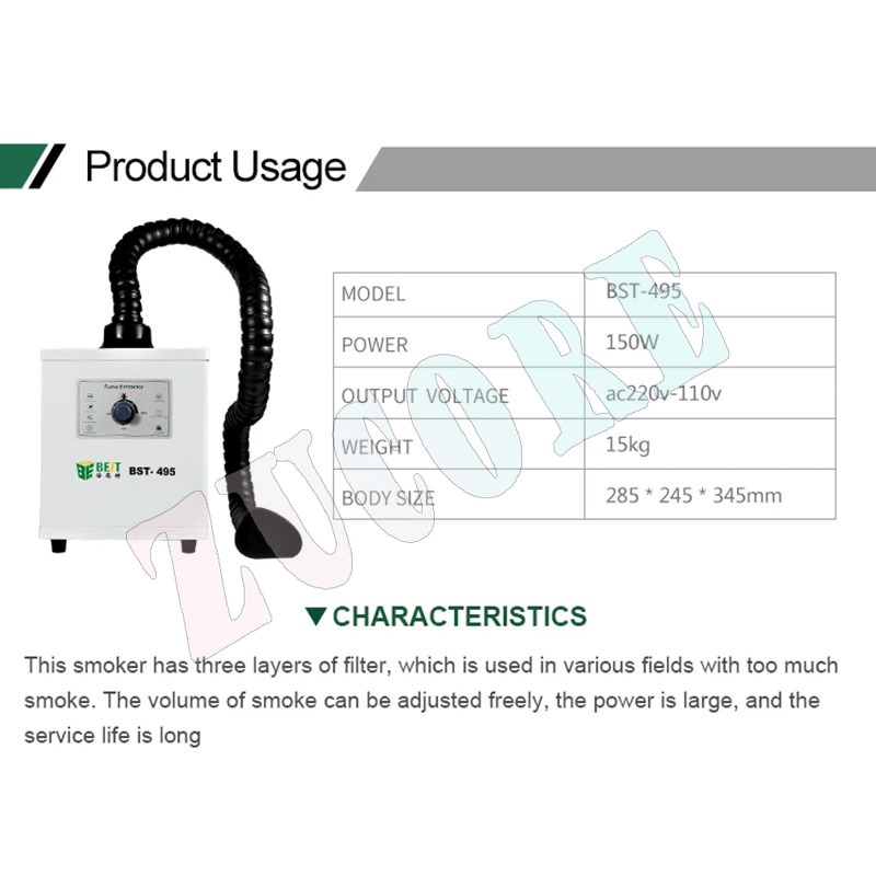 Filtr BST-495 Przemysłowy przy – Industrial Laser Solder Iron recenzja i cena
