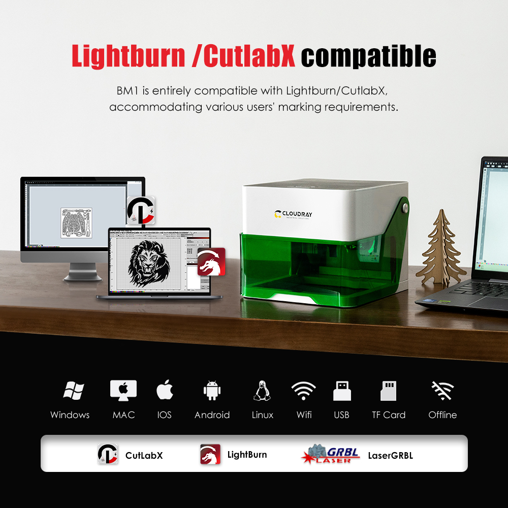 Cloudray 5000mw CNC Mini grawe – Industrial Laser Blasting recenzja i cena