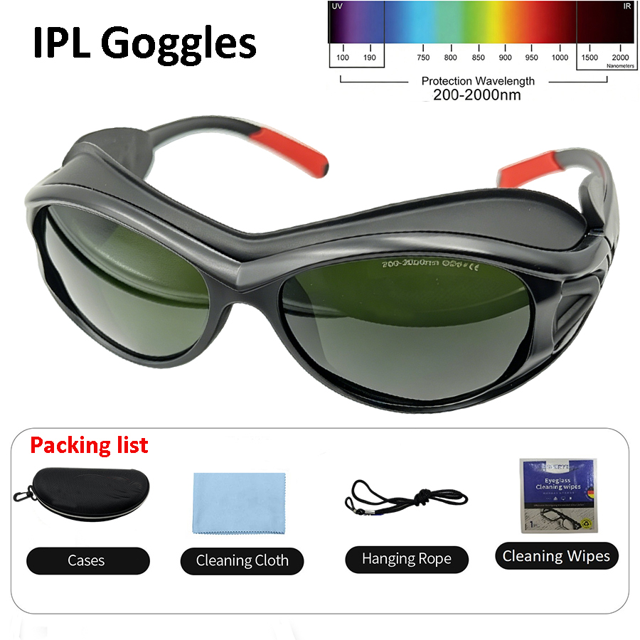 Okulary ochronne do depilacji  – Laser Safety Goggles recenzja i cena