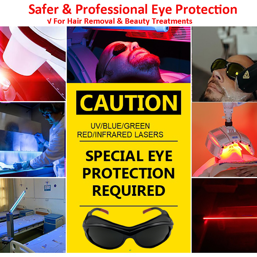 Okulary ochronne do depilacji  – Laser Safety Goggles recenzja i cena